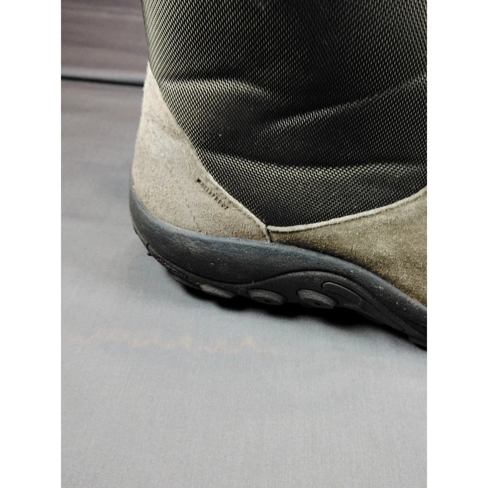 EUC Merrell Jungle Mid Zip Polar Waterproof Ice+ Leather Snow Boots Olive Men 13